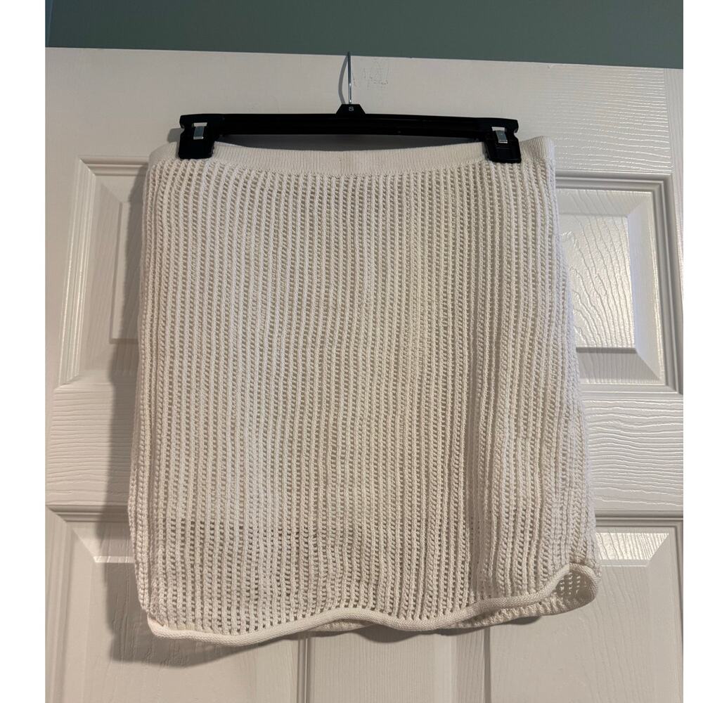 Vintage Havana Crochet Boho Mini Skirt Size Medium